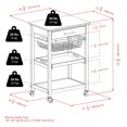 thumbnail image 3 of 20322 Julia Kitchen Cart, 3 of 9