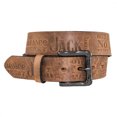 thumbnail image 1 of Jack Daniel's Brown Leather Embossed 1.5 Belt-38, 1 of 2