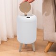 thumbnail image 3 of Motion Sensor Trash Can with Lid, Water Proof Plastic Smart Sensor Wastebasket Touchless Automatic Garbage Bin with 3 Bucket Legs for Living Rooom Bedroom Bathroom Kitchen RV, 3 of 7