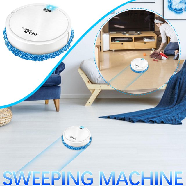 Dvkptbk Mopping Robot Household Intelligent Mopping Robot Wet and Dry Fully Automatic and Multi-Directional Cleaning Supplies