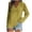 Yellow, variant on AherBiu Womens T Shirts V Neck Loose Fitted Long Sleeve Basic Tee Oversized Comfy Fall Tops Solid Color