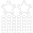 thumbnail image 1 of Miangastore 100pcs Balloons Holder Balloons Clips Wedding Balloons Buckles Balloons Ties, 1 of 9