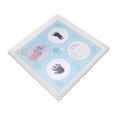 thumbnail image 4 of Baby Print Frame Kit, Attractive Decorative Baby Handprint Footprint Kit Wear Resistant  For Wall For Newborns Blue,Pink, 4 of 8