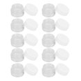 thumbnail image 1 of Empty Sample Jars, PP Cream Jars 5g Leak Proof Ergonomic 10Pcs  For Travel, 1 of 8