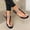 Black, variant on EGNMCR Womens Sandals , Summer Ladies Shoes Flat Bottom Roman Flip Flops Casual Women's Sandals, of the Day