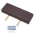 thumbnail image 4 of Milaget Rallonge de Longueur de Table de Massage Housse en PU Fixation Pratique Rallonge Coussin Café, 4 of 9
