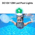 thumbnail image 2 of DC12V 12W  Pool  RGB Color Changing Pool  Swimming Pool  Inground Underwater  for Pool Pond Bathtub Hot Tub Party, 2 of 7