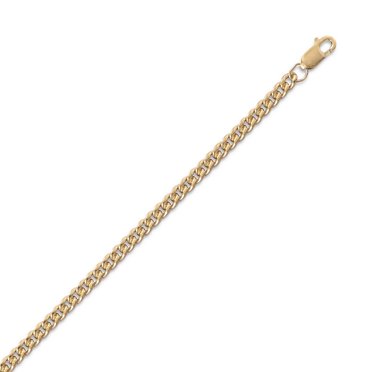 24 Inch 14/20 Gold Filled Curb Chain Necklace a Lobster Clasp Closure. Jewelry Gifts for Women
