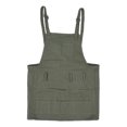 thumbnail image 1 of Painting Apron Art Apron Painting Pottery Apron Adult  Drawing Apron Artist Work Accessory With Pocket, 1 of 8
