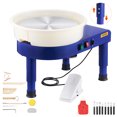 thumbnail image 1 of VEVOR Pottery Wheel 14 in Ceramic Wheel Machine 60-300 RPM Speed Adjustable Blue, 1 of 9
