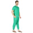 thumbnail image 2 of Inkmeso Ensemble de Pyjama Uni pour Hommes, Manches Courtes, Vêtement de Nuit à Col Rond, Ensemble de Pj, 2 of 7
