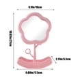 thumbnail image 3 of Miroir de Maquillage Tournesol avec Plateau de Rangement, Organisateur de Coiffeuse Rotatif pour Bureau, Miroir de Beauté Cosmétique Portable, 3 of 6