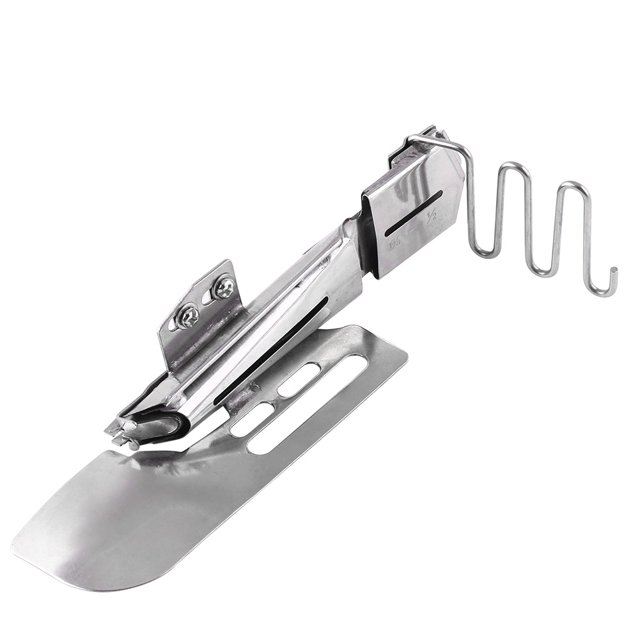 1pc Flat Seamer Folder Binder For Industrial Sewing Machine Use Flat Hem Pressure Foot Attachment Tape Binder