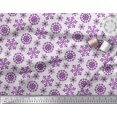 thumbnail image 2 of Soimoi Rayon Fabric Snow Flakes Floral Print Fabric by Yard 42 Inch Wide, 2 of 5