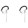 thumbnail image 2 of Dalazy Magnetic Weight Stack Pin with Pull Rope Replacement Parts Silver 8x125mm 2Set, 2 of 6