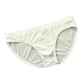 thumbnail image 1 of EOYWHK Men Cooling Silk Brief Low Rise Stretch Nylon Underwear Breathable Seamless Swim Trunks ,M-3XL, 1 of 2