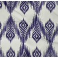 thumbnail image 4 of oneOone Organic Cotton Poplin Twill Fabric Chevron Ikat Printed Craft Fabric BTY 42 Inch Wide, 4 of 4