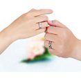 thumbnail image 3 of ORUYROP AnaZoz Bague de Promesse Cœur d'Amour Véritable pour Lui et Elle en Acier Inoxydable, Anneaux de Fiançailles et de Mariage pour Couples, Bague Supérieure, 6 mm, 3 of 7