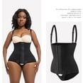 thumbnail image 4 of Jusqu'à 60 % de Rabais, Combinaison Gainante pour Femmes, Taille Cintrée, Coussinet de Poitrine, Sports de Mise en Forme, Matériau Confortable, Design Tendance, Entraînement, Amincissant, Gaine Tissu Respirant/nylon, Spandex, Noir, 4 of 9