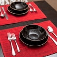 thumbnail image 3 of Fabstyles Set de table en coton classique décontracté Lot de 6 sets de table épais lavables en machine, 3 of 5