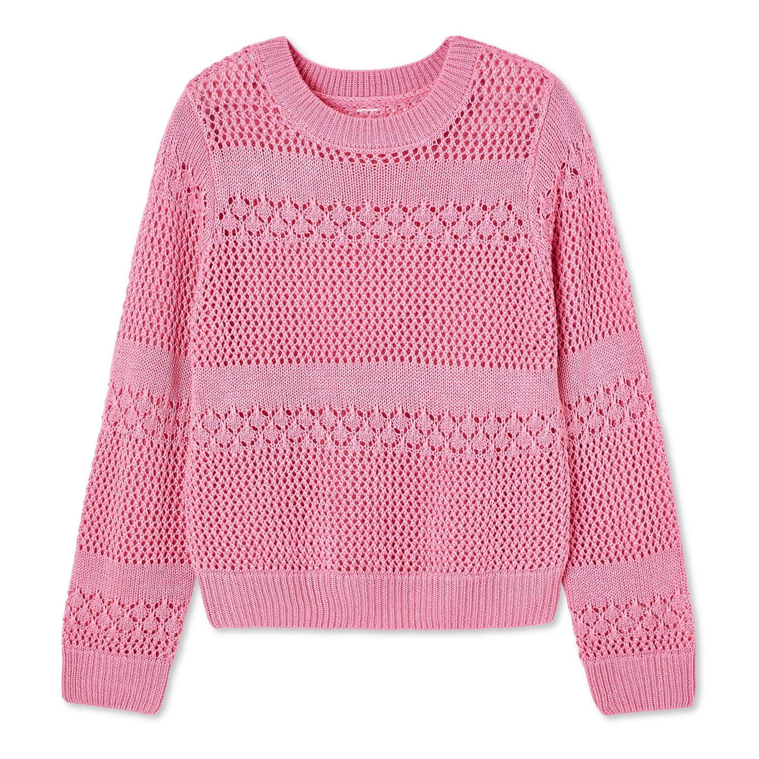 George Girls' Open Knit Sweater