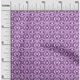 thumbnail image 1 of oneOone Polyester Lycra Fabric Floral Block Printed Fabric 1 Yard 56 Inch Wide, 1 of 4