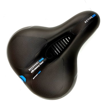 Wide Bicycle Saddle, Comfortable Bike Seat For Men And Women, Shock Absorbing With Memory Foam, Universal Fit For Mountain/Road Bikes, Enhanced Safety Features
