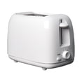 thumbnail image 1 of Elegant Stainless Steel 2-Slice Toaster, Cool Touch Non-Slip Feet & Adjustable Browning Control, Portable & Compact Design for Quick Toasting of Bread Bagels Waffles, White, 1 of 5