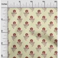 thumbnail image 1 of oneOone Cotton Cambric Fabric Leaves & Floral Block Print Fabric By Yard 56 Inch Wide, 1 of 4