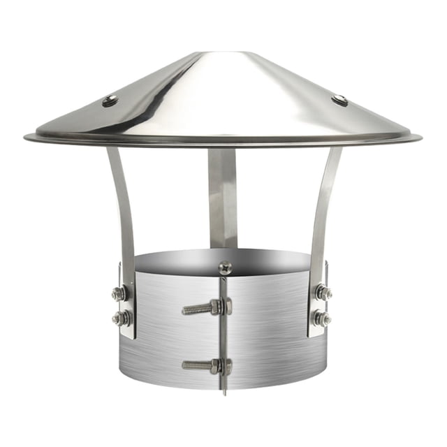Siruishop Couvercle de Cheminée Extérieur Maison Protection contre la Pluie Couvercle de Toit Diamètre 10cm