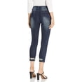 thumbnail image 2 of COVERGIRL Women's High Waisted Ripped Patched Skinny Jeans, Dark Distressed, 16 Plus, 2 of 2