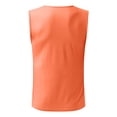thumbnail image 5 of Ramiter Débardeur de Compression pour Hommes T-Shirt de Mode pour Hommes T-Shirt en Coton Tee-Shirts Débardeur Sans Manches Orange,m, 5 of 5