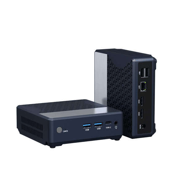 YCTipc Mini PC AMD Ryzen 7 3700U (Beat i5-10210U), 16GB RAM 512GB SSD, Small Desktop Computer with Dual 4K@60Hz HDMI, Wi-Fi 6/BT 5.2 for Home/Business/Office/Gaming