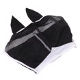 thumbnail image 1 of Horse , Breathable Multifunctional Extra Comfort Horse Mesh Face Cover With Ears For Barn, 1 of 8