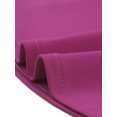 thumbnail image 5 of Unique Bargains Women's XS Button Decor Flared Hem Above Knee Suspender Skirt, Purple, 5 of 5