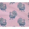 thumbnail image 4 of oneOone Cotton Flex Fabric Peacock Block Print Fabric By The Yard 40 Inch Wide, 4 of 4