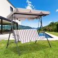 thumbnail image 3 of Costway Swing Top Cover Canopy Replacement Porch Patio Outdoor 75''x52'', 3 of 10