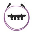 thumbnail image 3 of Connecteur T Multiport, Pratique M12 Kit de Connecteur T Stable et Durable pour NMEA 2000, 3 of 8