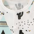 thumbnail image 4 of Vêtements d'Été, HVOBBTY Barboteuse Douce à Manches Courtes Décontractée pour Enfant, Barboteuse Courte d'Été Mince Imprimée à Col Rond à Manches Courtes pour Enfant Blanc 59, 4 of 4