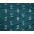 thumbnail image 4 of oneOone Polyester Lycra Fabric Floral Block Printed Fabric 1 Yard 56 Inch Wide, 4 of 4