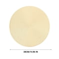 thumbnail image 2 of Djiypn Napperons Ronds Tressés 14,96 Pouces Napperons Ronds pour Tables à Manger Tissés Naturels Résistants à la Chaleur Ensemble de 4 (Beige,4), 2 of 8