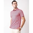 thumbnail image 2 of Men's Golf Shirts Short Sleeve Moisture Wicking Dry Fit Print Patterns Collared Performance Polo Golf Shirts for Men, 2 of 6