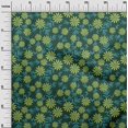 thumbnail image 2 of oneOone Popeline de Coton Feuilles & Tissu Imprimé Artistique Floral 1 Yard 42 Inch Wide, 2 of 4