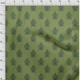 thumbnail image 3 of oneOone Viscose Chiffon Fabric Leaves & Tree Block Fabric Prints By Yard 42 Inch Wide, 3 of 4