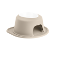 thumbnail image 1 of WeatherTech Single High Pet Feeding System 6" High Stand - BPA-Free Plastic - Tan, 1 of 1