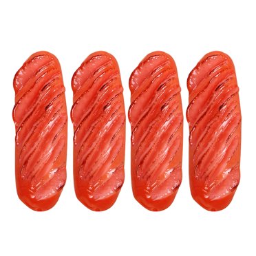 4pcs Realistic Artificial Sausage Fake Hot Dog Model Photography Props Mini Roasted Sausage Decor