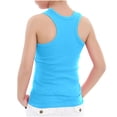 thumbnail image 4 of FAIWAD Toddler Boys Girls Tank Tops Kids Racerback Athletic Dance Tops Sleeveless Round Neck Camisole, 4 of 7