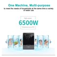 thumbnail image 4 of 6500W Electric Water Heater Bathroom Shower Multi-purpose Household Instant Tankless Hot-Water Heater Temperature Display ,Security Protection Design, 4 of 7