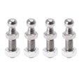 thumbnail image 1 of Unique Bargains 4 Set 10mm Car Gas Strut Ball Stud Silver Tone for Gas Struts Shock, 1 of 5