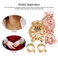 thumbnail image 4 of MasteelfCA 6 Pcs Layered Necklace Spacer Clasps Three-Strand Multi Necklace Layering Clasps Separators Connectors for Bracelet Crafts, 4 of 8